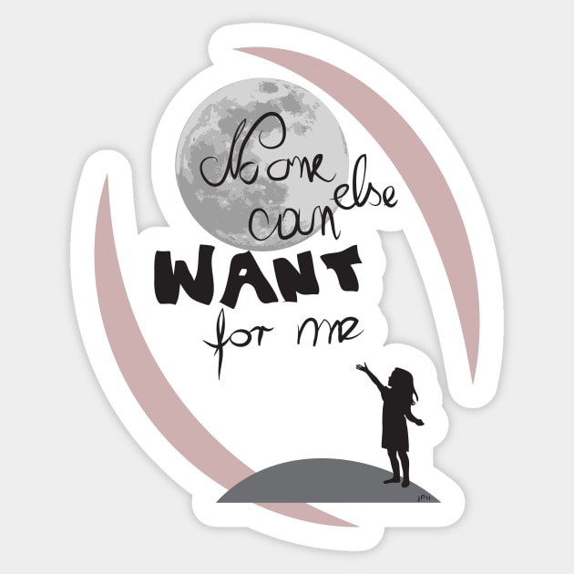 Want Sticker by TinkM